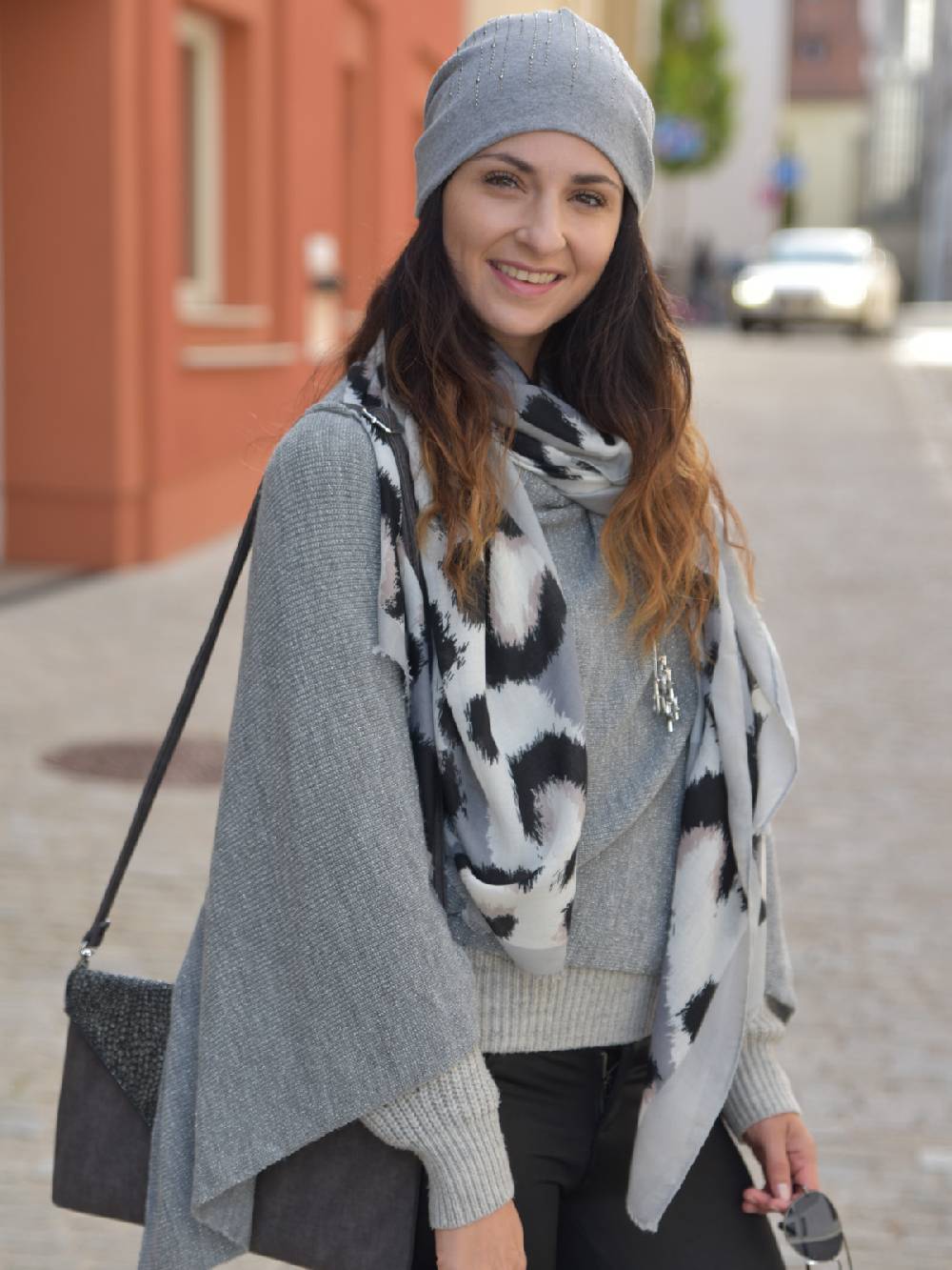 Stylebreaker Schal mit Oversize Leoparden Print Günstiger Verkauf