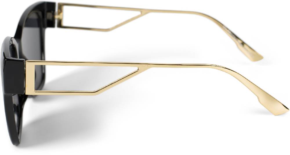 Stylebreaker Oversize Sonnenbrille mit breiten Metall Bügeln Fabrikverkauf