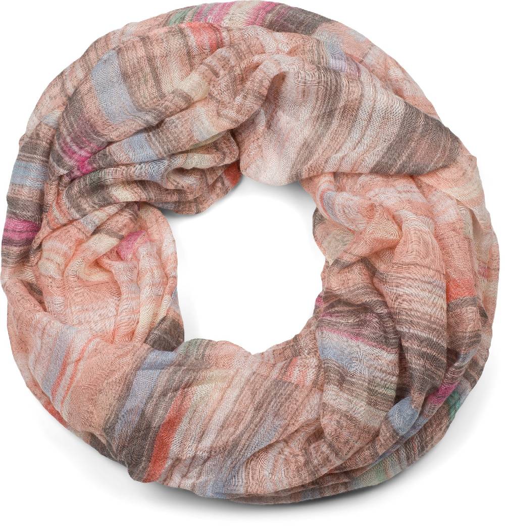 Stylebreaker Loop Schal buntem Streifen Muster Flash Sale