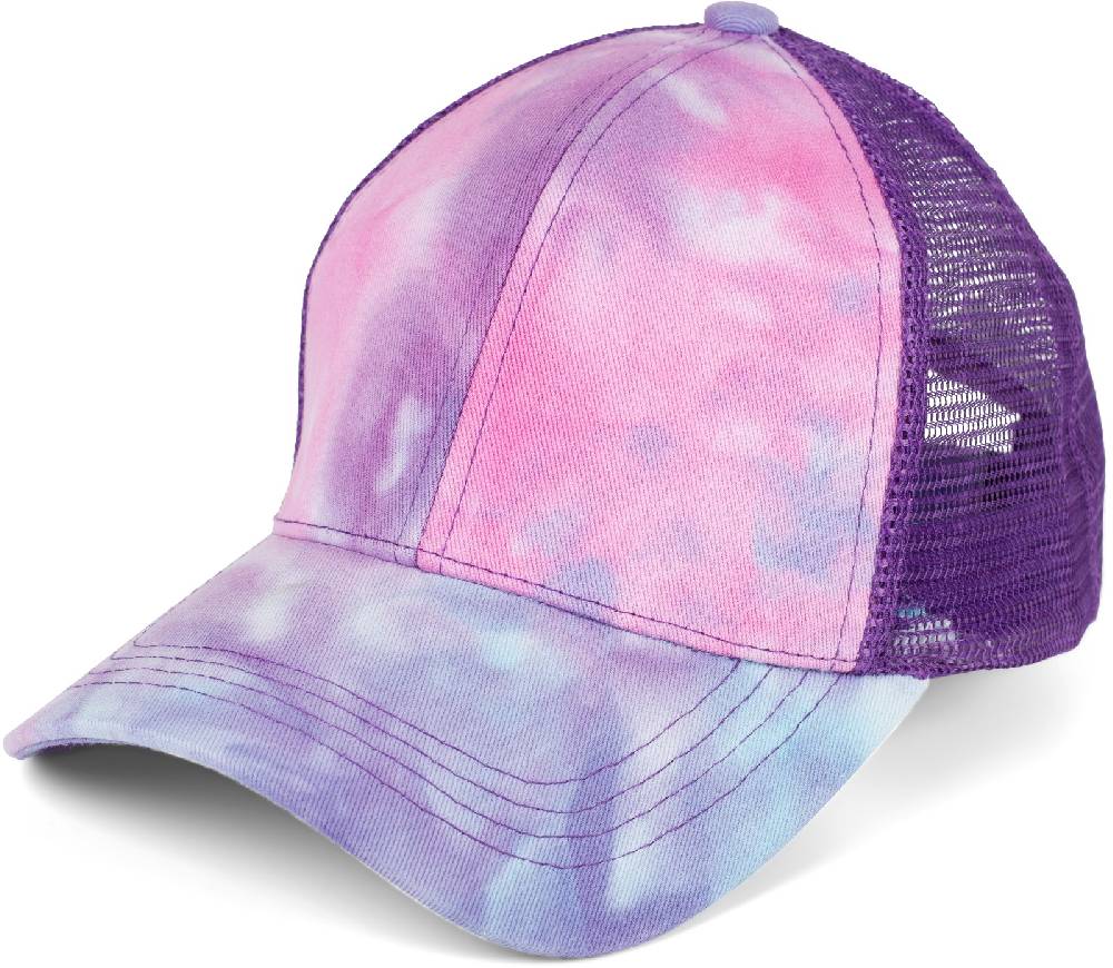 Stylebreaker Ponytail Baseball Cap Batik mit Mesh Einsatz Kauf eins, bekomm eins gratis