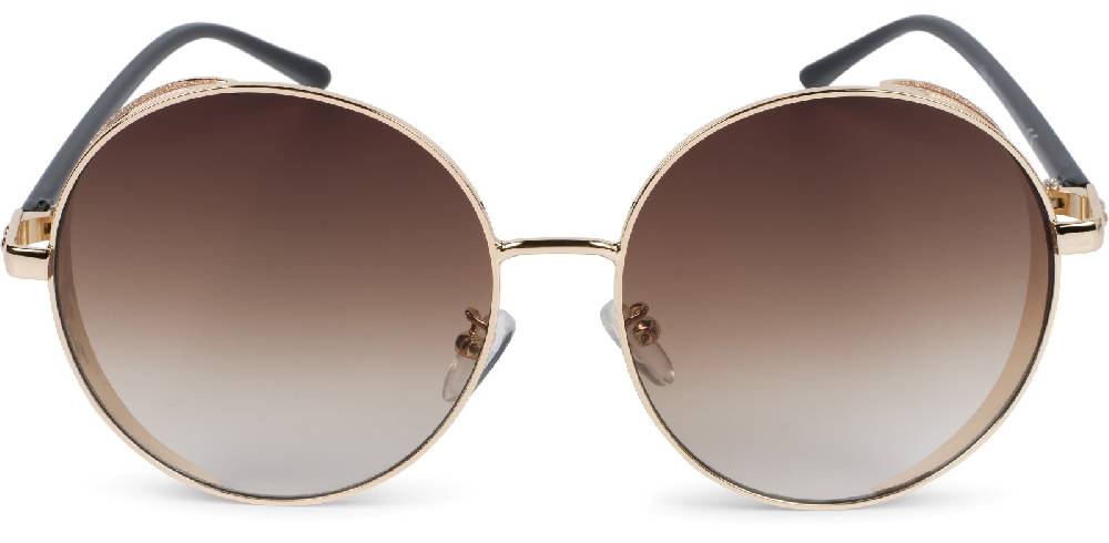 Stylebreaker Runde Sonnenbrille mit Glitzer Side Shield Sonderangebote