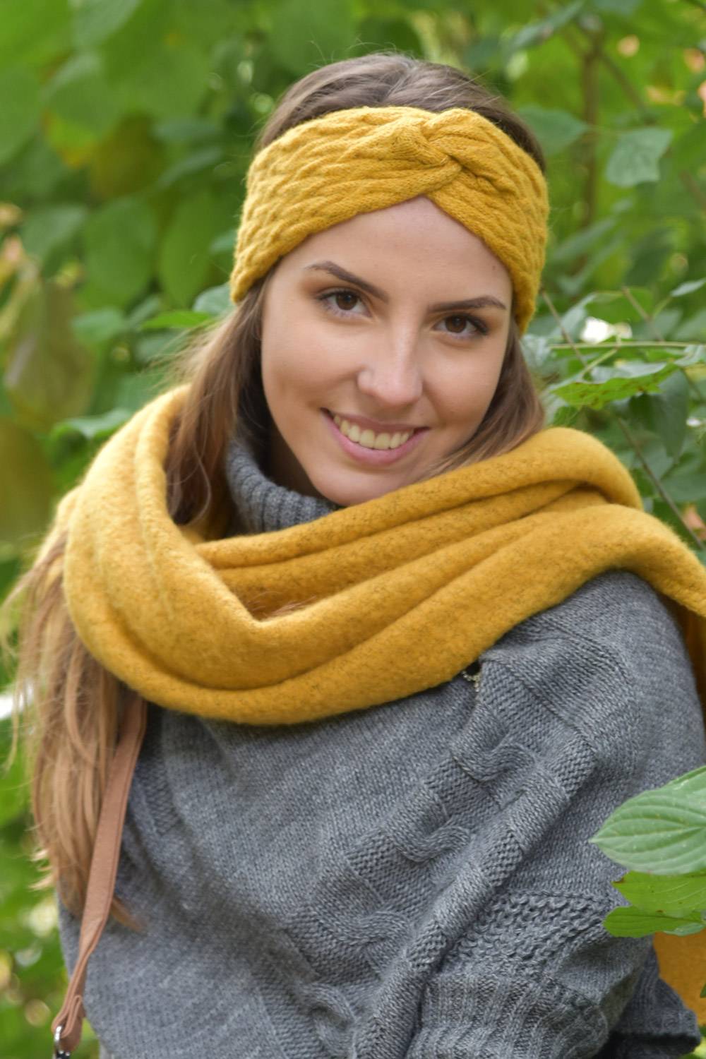Stylebreaker Strick Stirnband mit Zopfmuster und Twist Knoten Bis zu 60% Rabatt