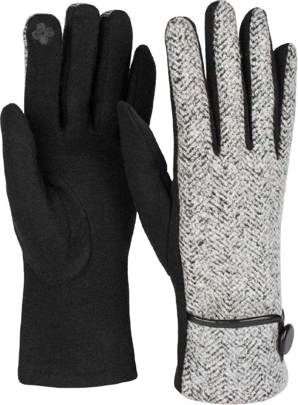 Stylebreaker Touchscreen Handschuhe Fischgrät Muster Nur für heute