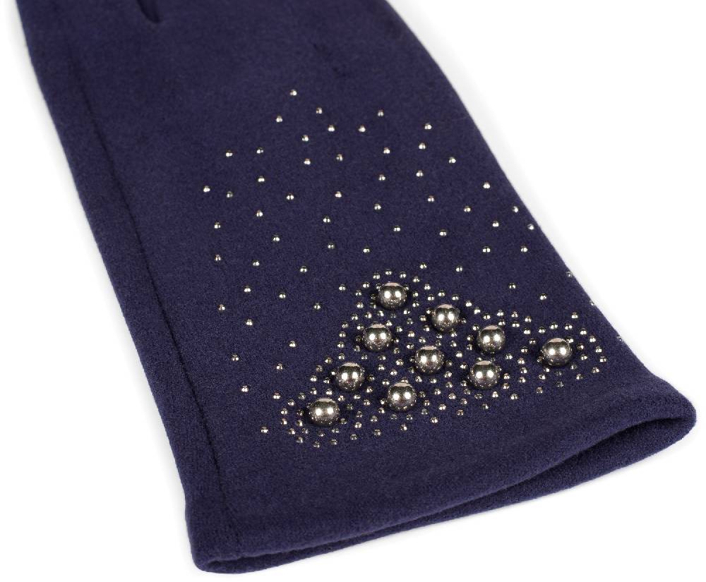 Stylebreaker Touchscreen Handschuhe mit Strass und Perlen Sonderangebot der Fabrik