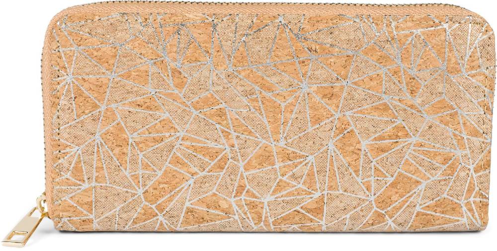 Stylebreaker Kork Geldbörse mit Prisma Muster