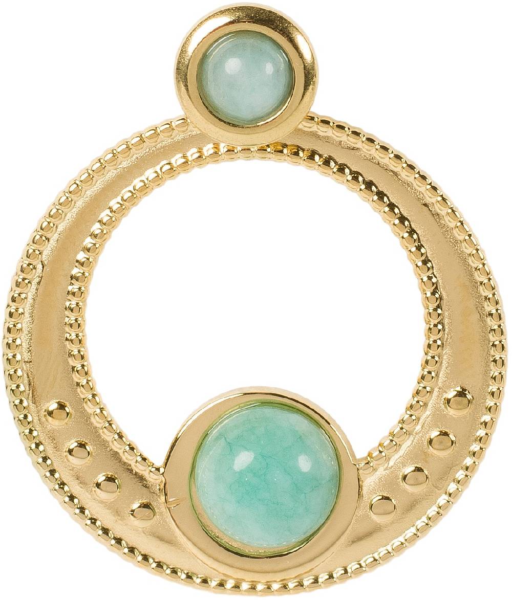 Stylebreaker 2 in 1 Statement Ohrringe mit Amulett Anhänger Kostenloser Versand international
