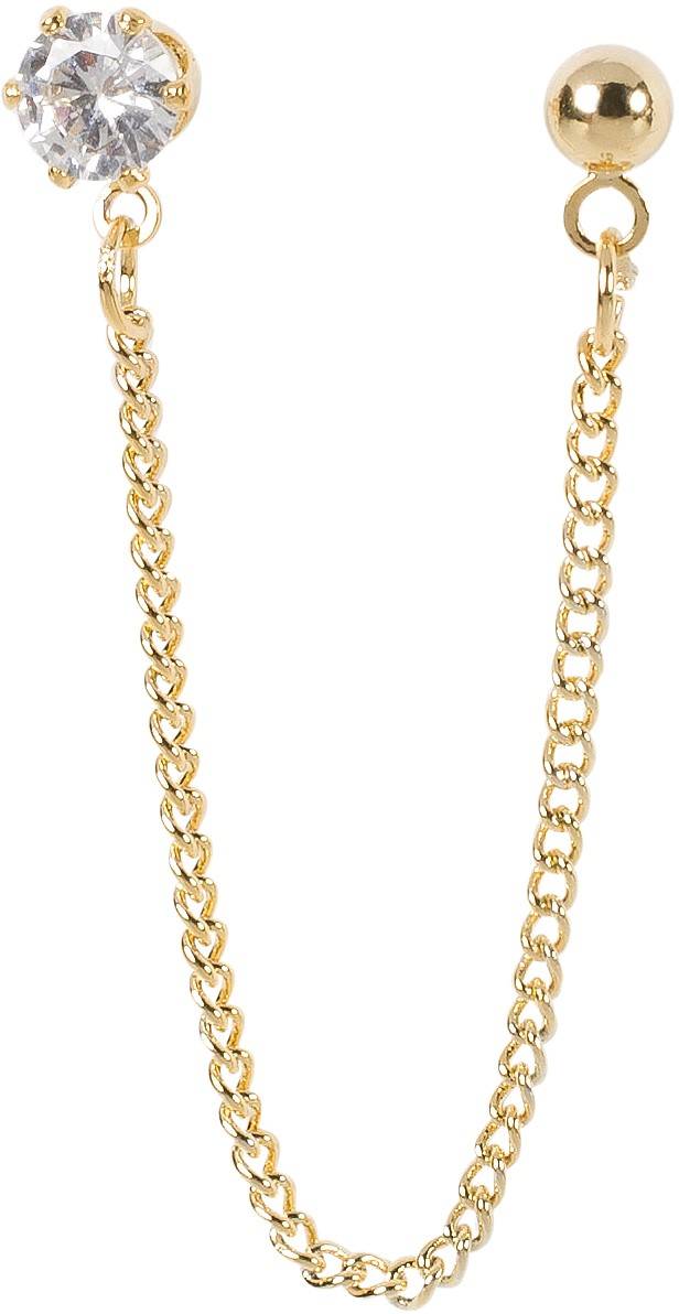 Stylebreaker 4-Teiliges Hoops und Ohrstecker Set mit Strass 50% Rabatt für begrenzte Zeit