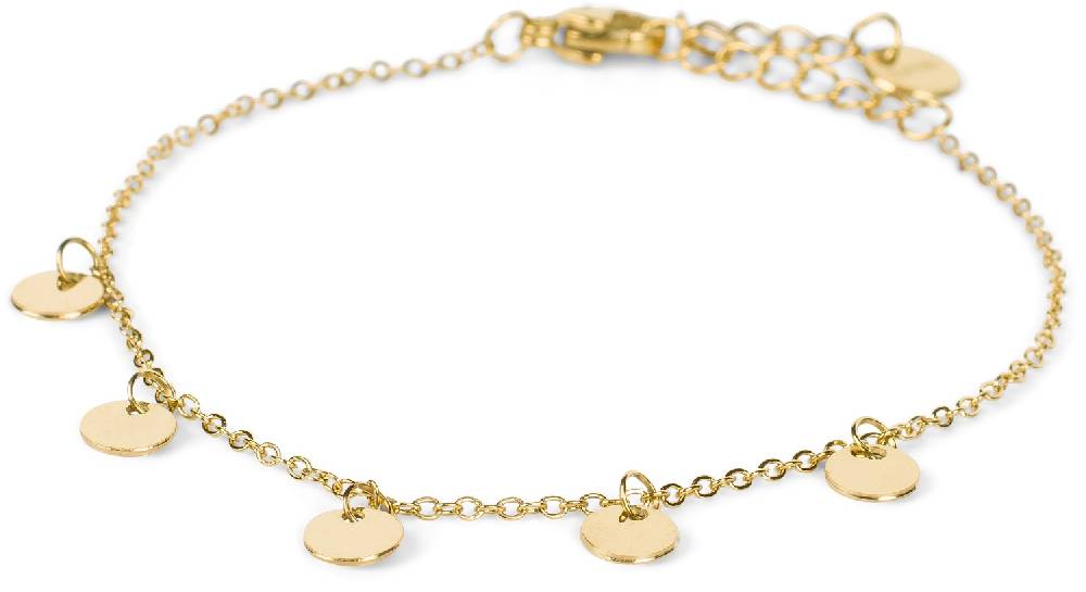 Stylebreaker Edelstahl Armkette mit Münz Anhängern Outlet