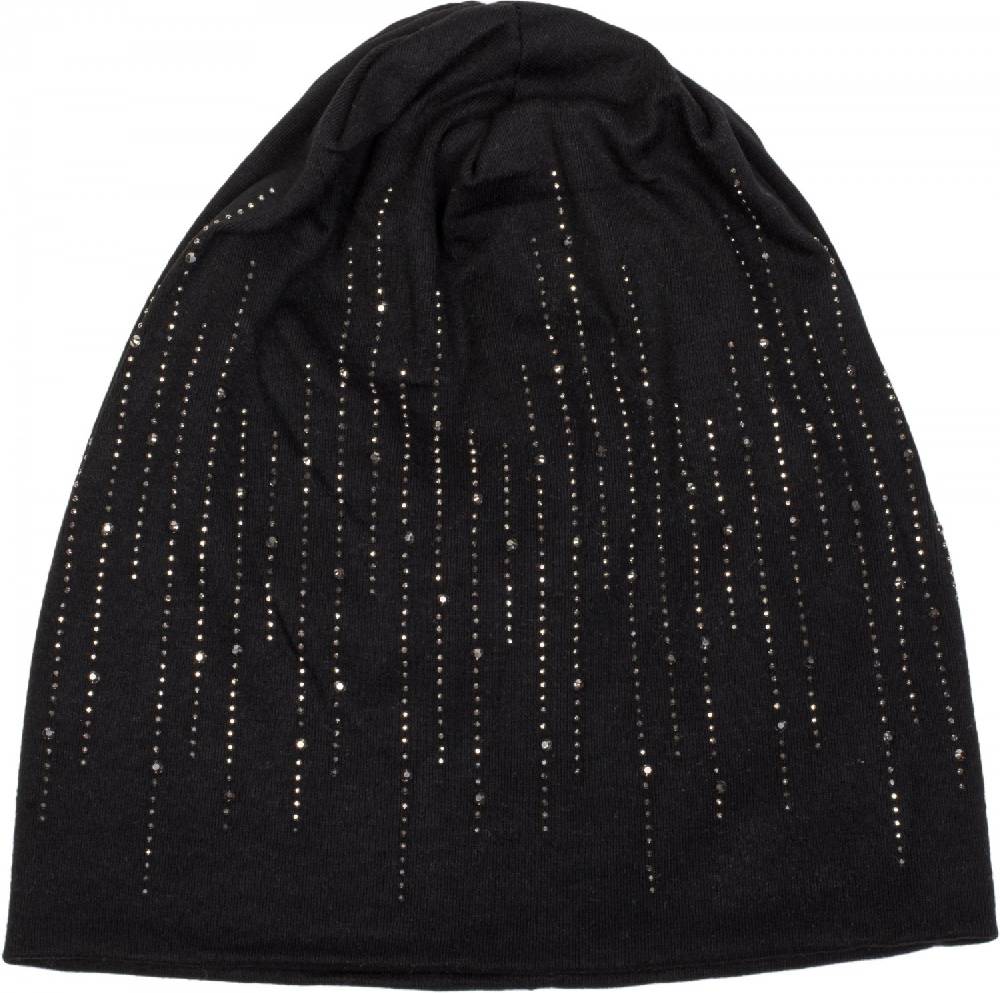 Stylebreaker Beanie mit Strass Streifen im Angebot