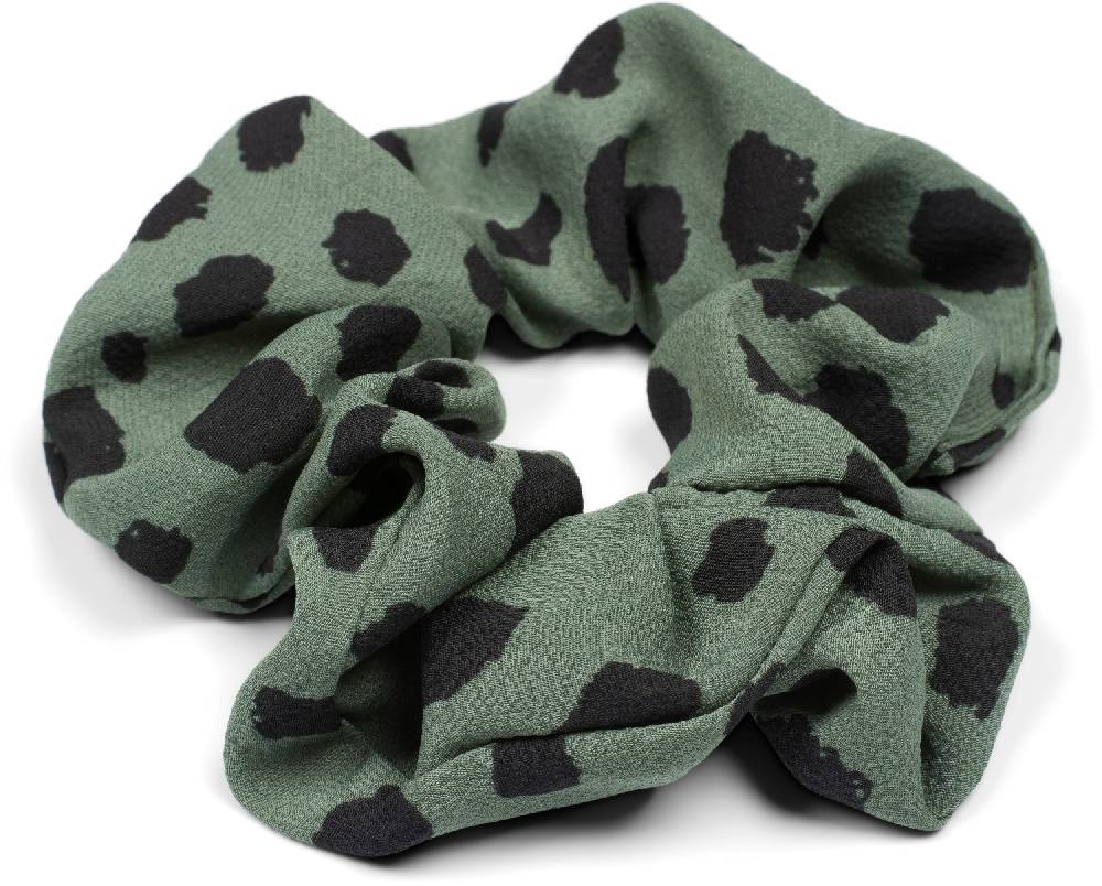 Stylebreaker Scrunchie Haargummi Dalmatiner Punkte Muster Limitierter Zeitrabatt