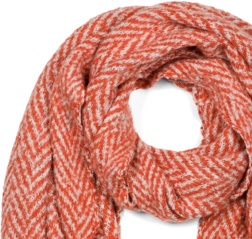 Stylebreaker Asymmetrischer Zacken Muster Web Schal Rabatt