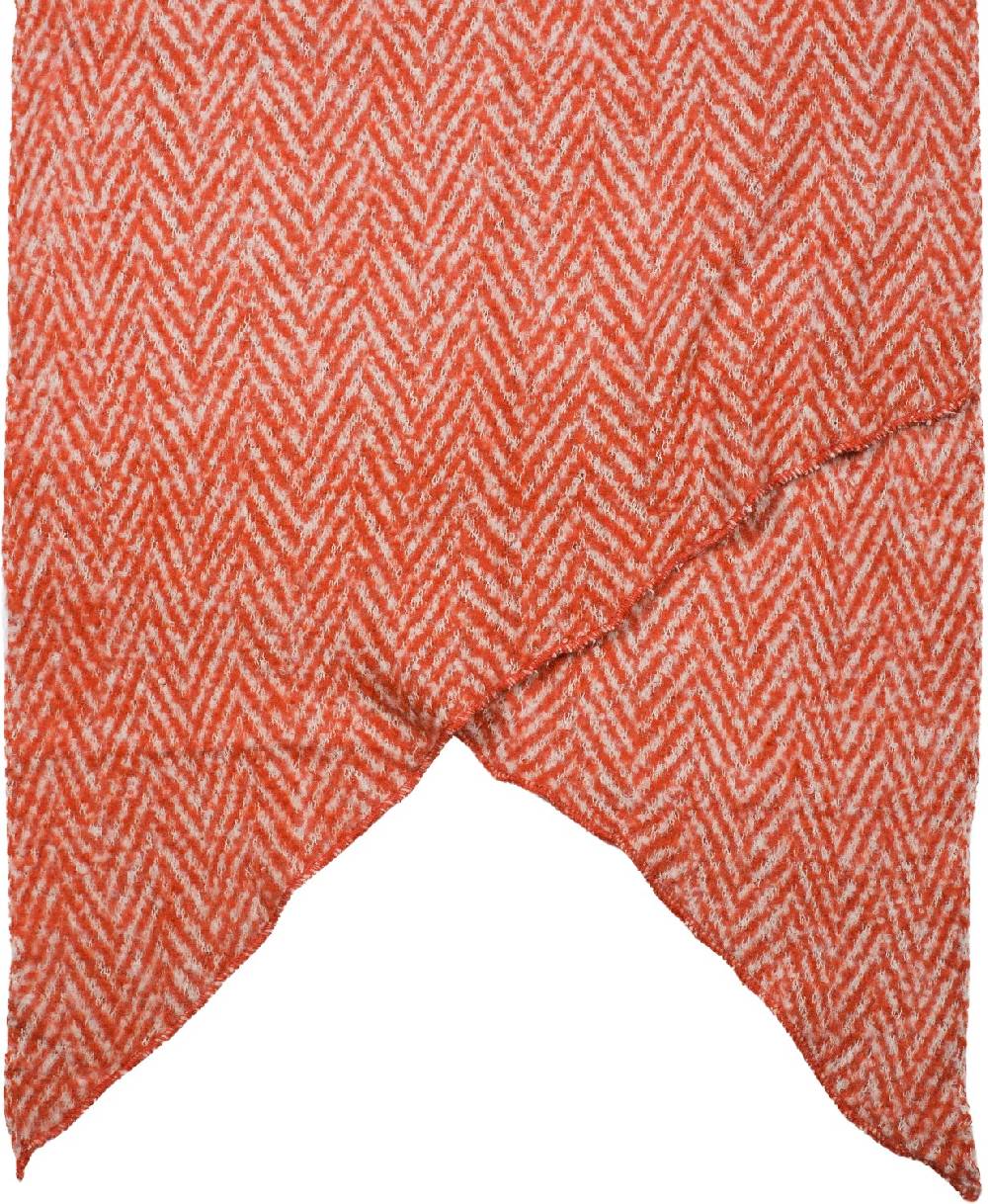 Stylebreaker Asymmetrischer Zacken Muster Web Schal Rabatt