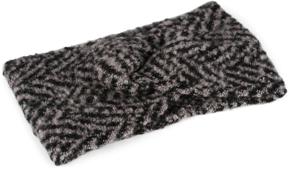 Stylebreaker Web Stirnband mit Zacken Muster und Twist Knoten Günstig kaufen
