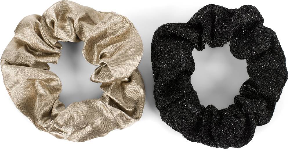 Stylebreaker 2-Teiliges Scrunchie Haargummi Set