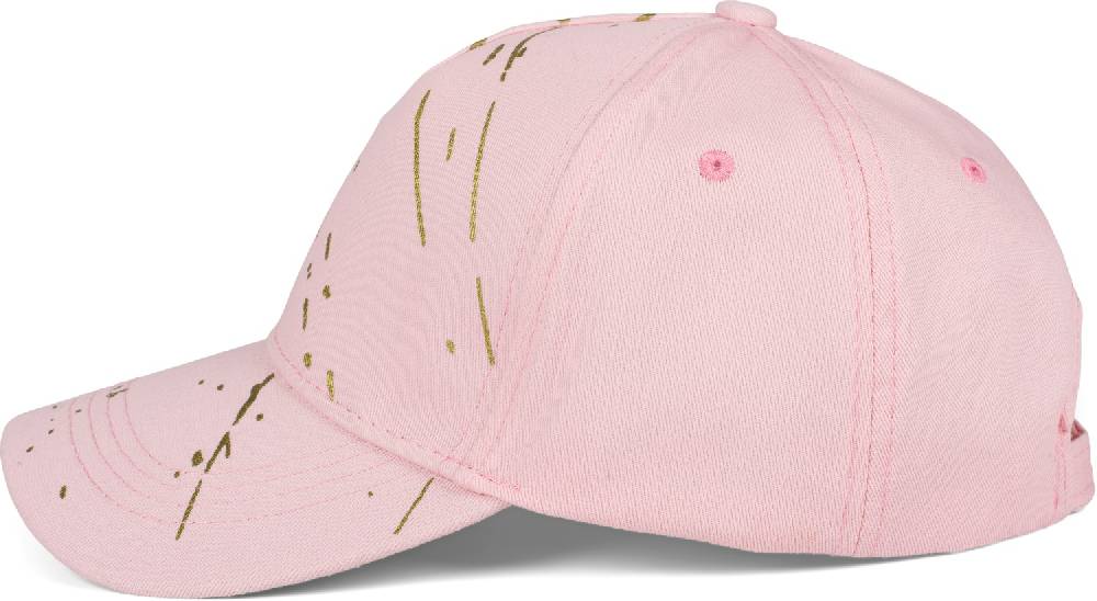 Stylebreaker Baseball Cap mit goldenen Farbspritzern Online Outlet
