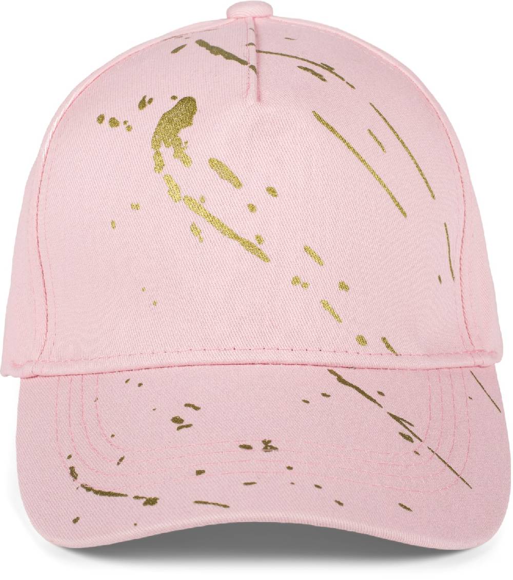 Stylebreaker Baseball Cap mit goldenen Farbspritzern Online Outlet