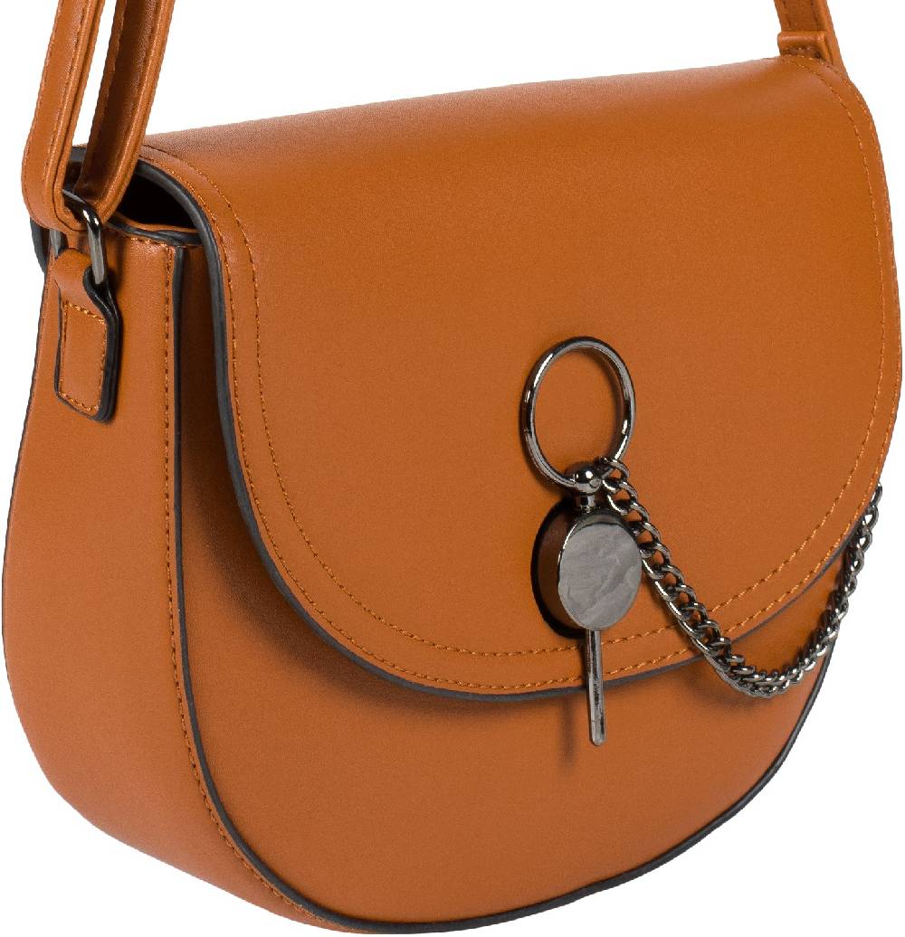 Stylebreaker Halbrunde Saddle Bag Umhängetasche mit Kette Neuheiten
