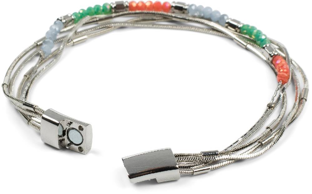Stylebreaker Armband mit feinen Ketten und Perlen Bis zu 65% Rabatt