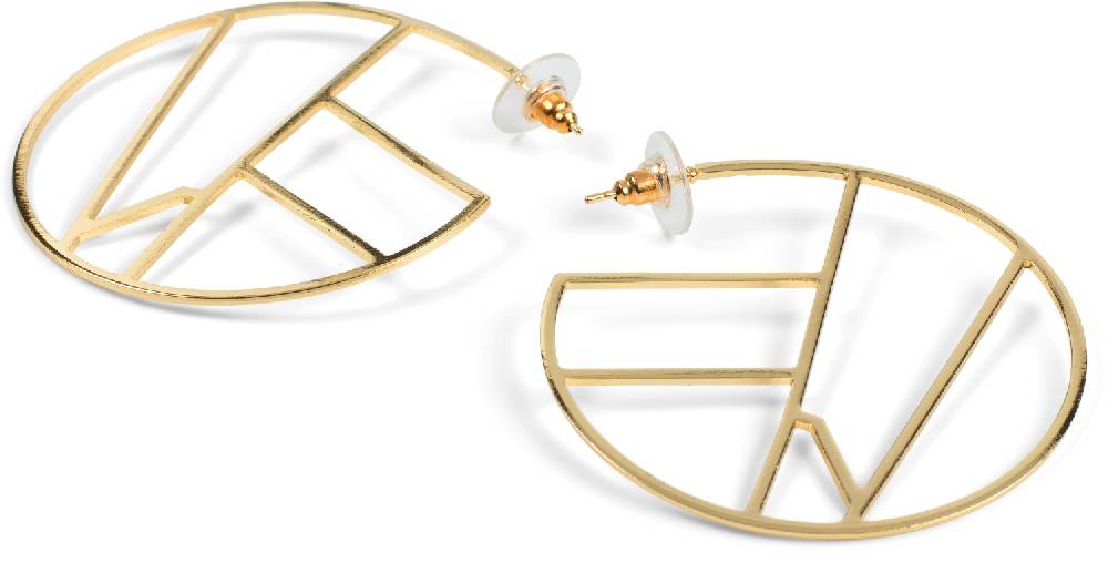 Stylebreaker Creolen Ohrringe Geometrische Einteilung Discount Store für neue Produkte