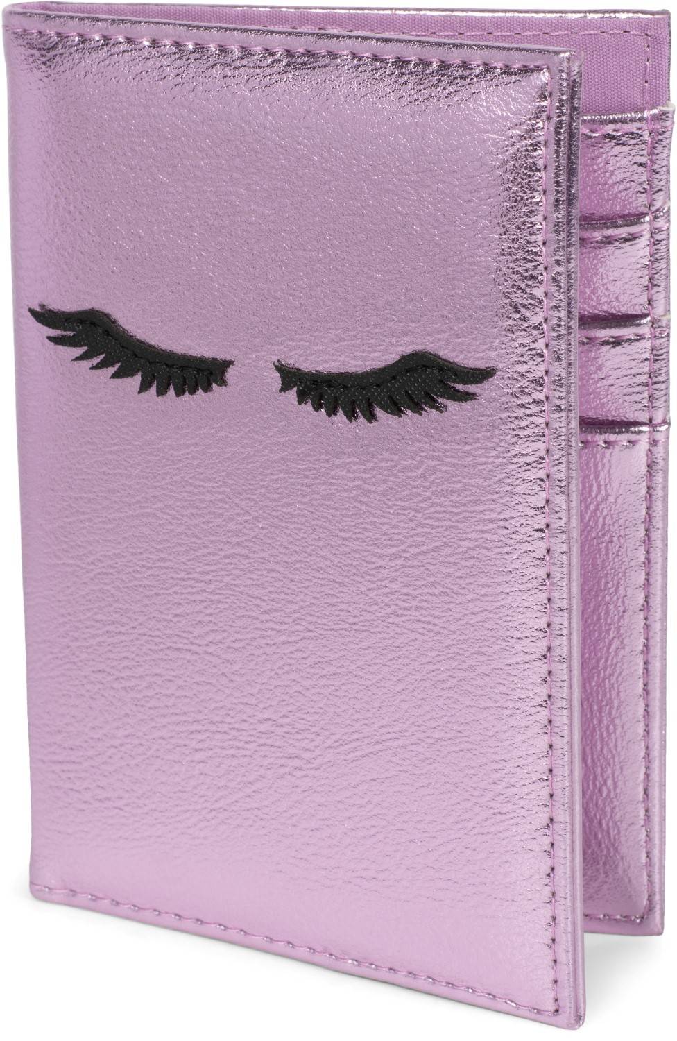 Stylebreaker Metallic Reisepasshülle Lashes