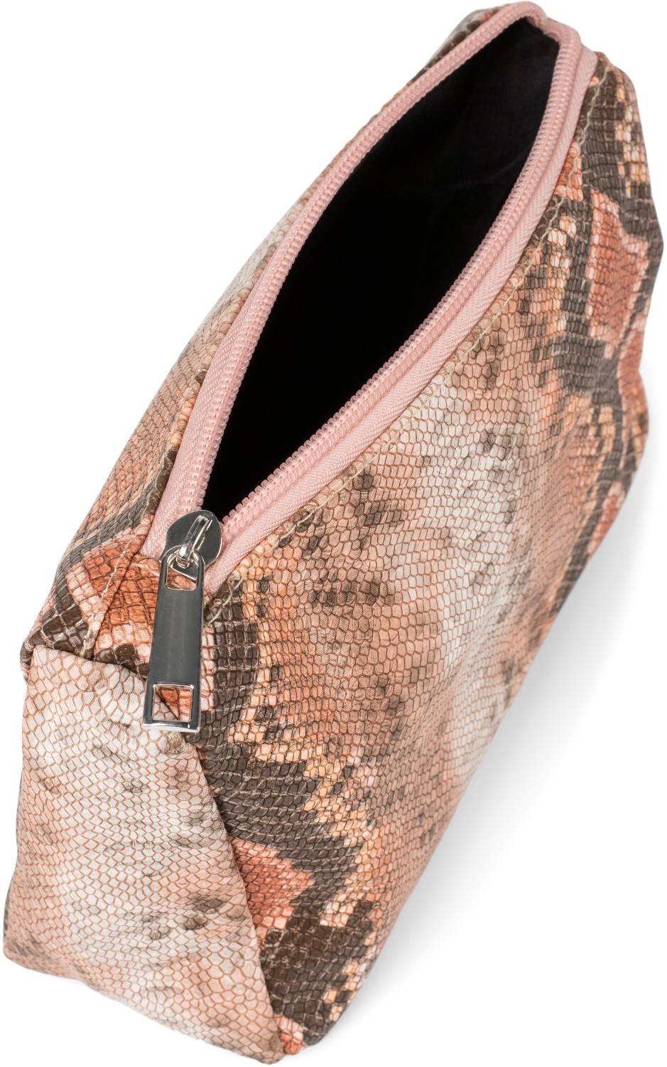 Stylebreaker Kosmetiktasche in bunter Schlangenleder Optik Begrenzt auf 3 Tage