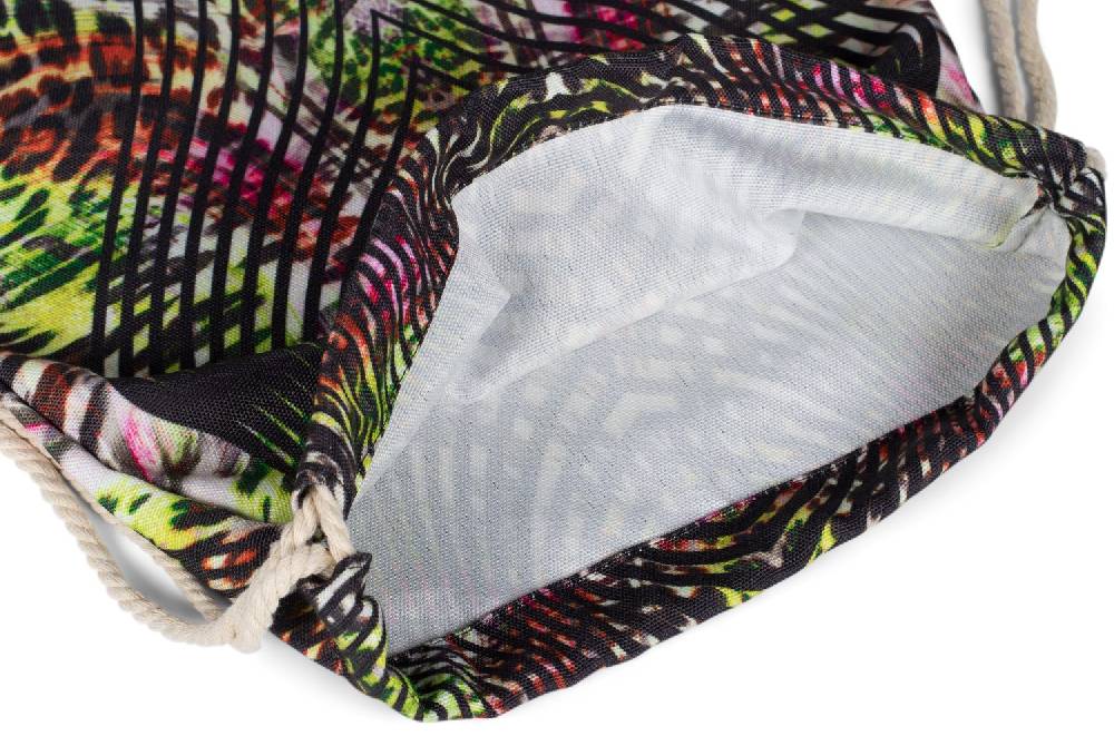 Stylebreaker Turnbeutel Dschungel Print im Angebot
