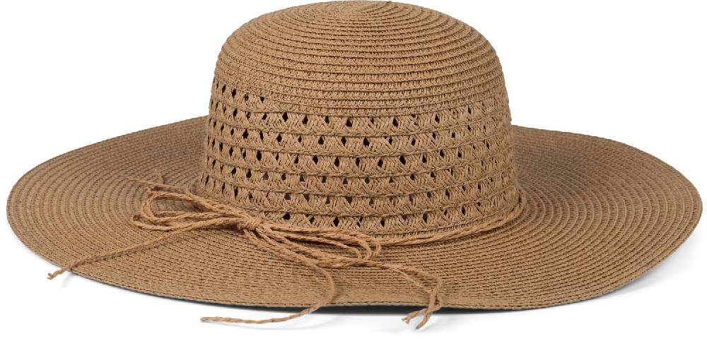 Stylebreaker Großer Sonnenhut mit Hutband und Schleife Strohhut Limitierter Zeitrabatt