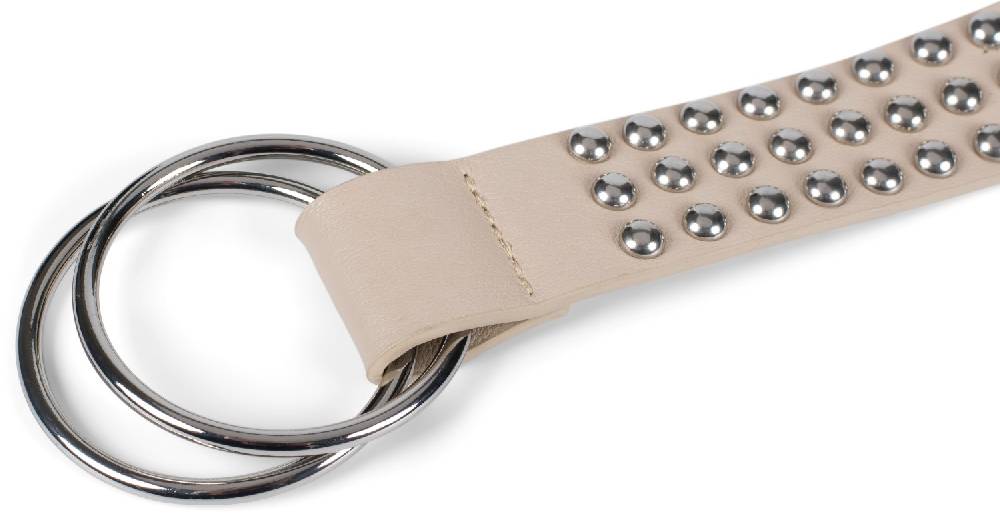 Stylebreaker Taillengürtel mit Kugelnieten und Ringschnalle Fabrik Onlineshop