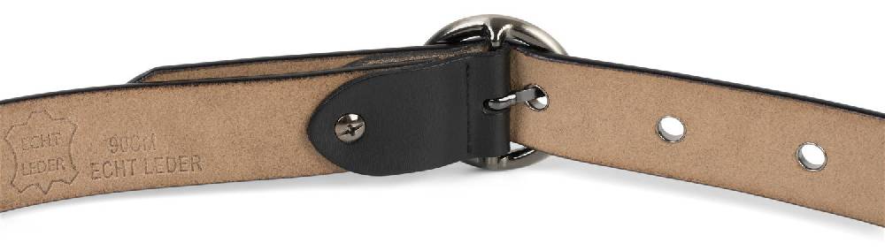 Stylebreaker Leder Gürtel mit Lochnieten Großer Ausverkauf