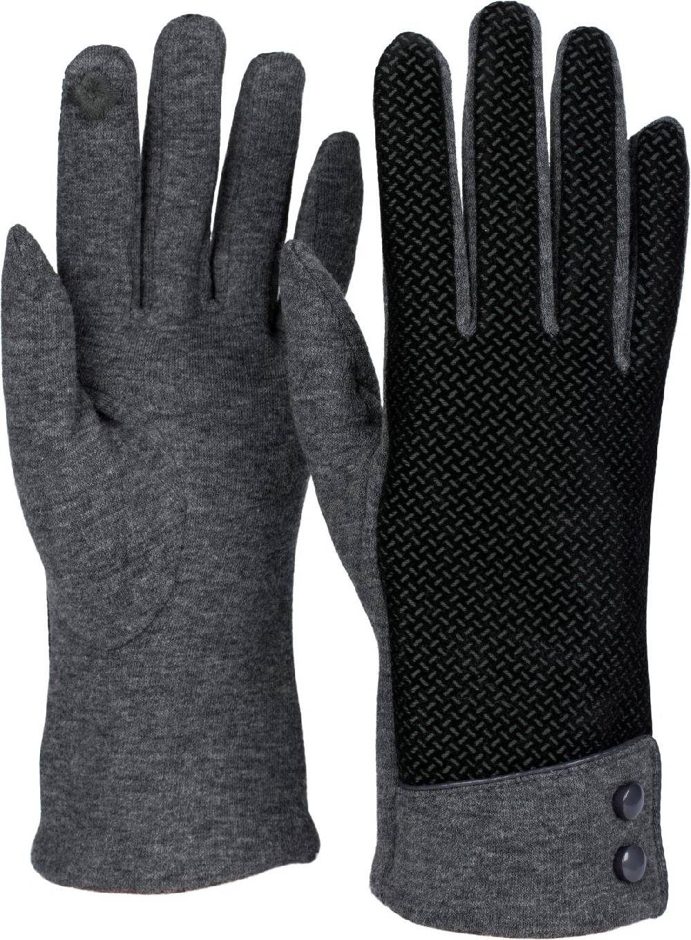 Stylebreaker Touchscreen Handschuhe mit weichem Riffel Muster Flash Sale
