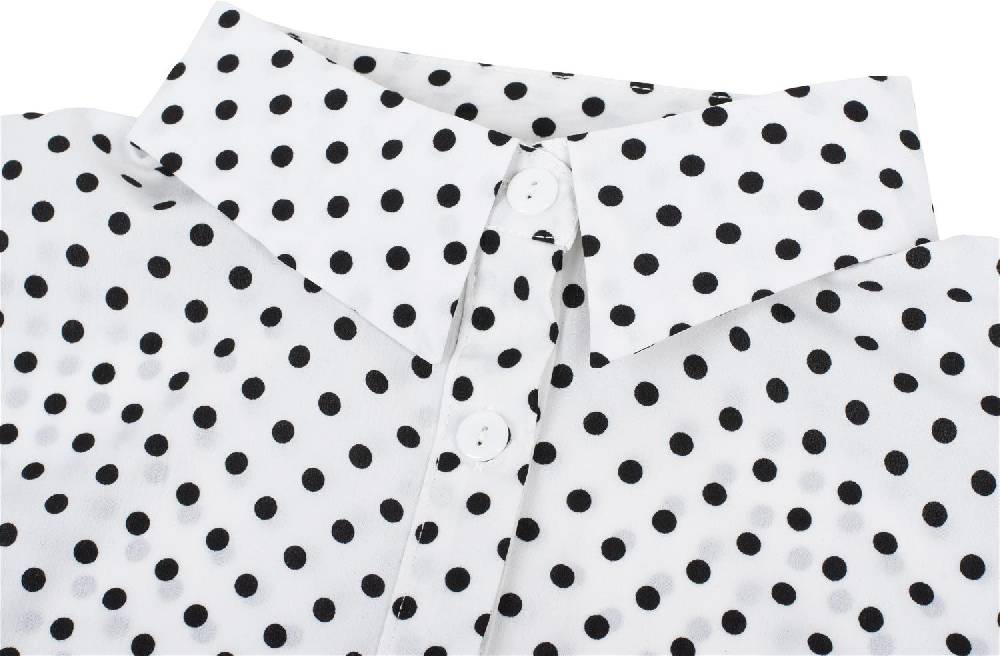 Stylebreaker Blusenkragen mit Punkte Muster Begrenztes Angebot