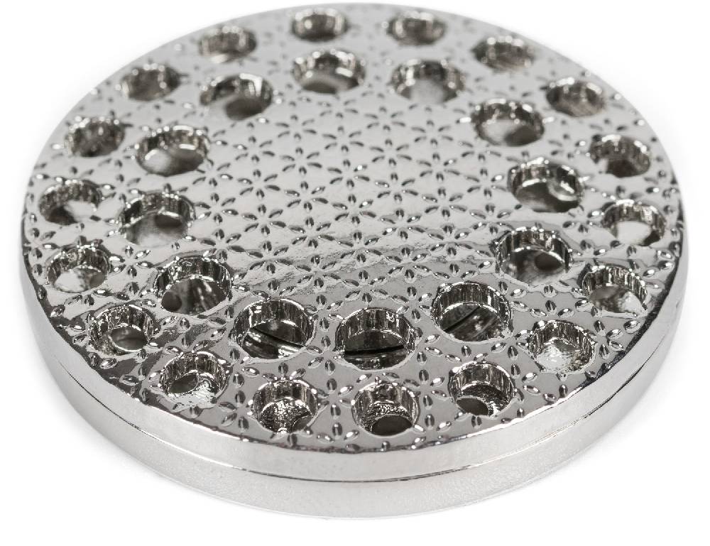 Stylebreaker Runde Magnet Brosche mit Schlangen Muster Online Shopping