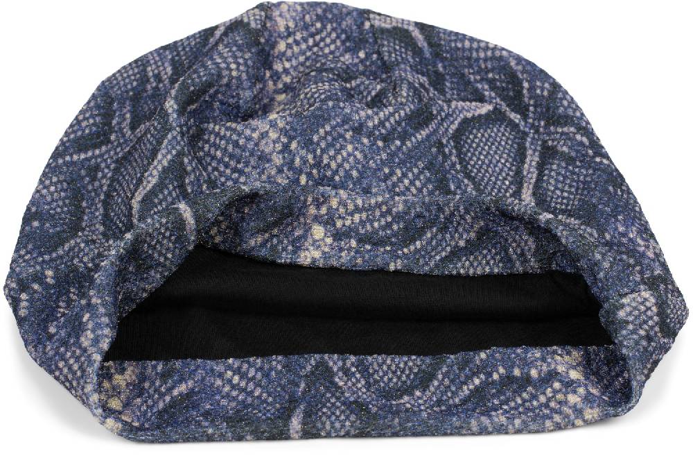 Stylebreaker Beanie Mütze Glitzer Schlangen Muster Vatertagsangebot