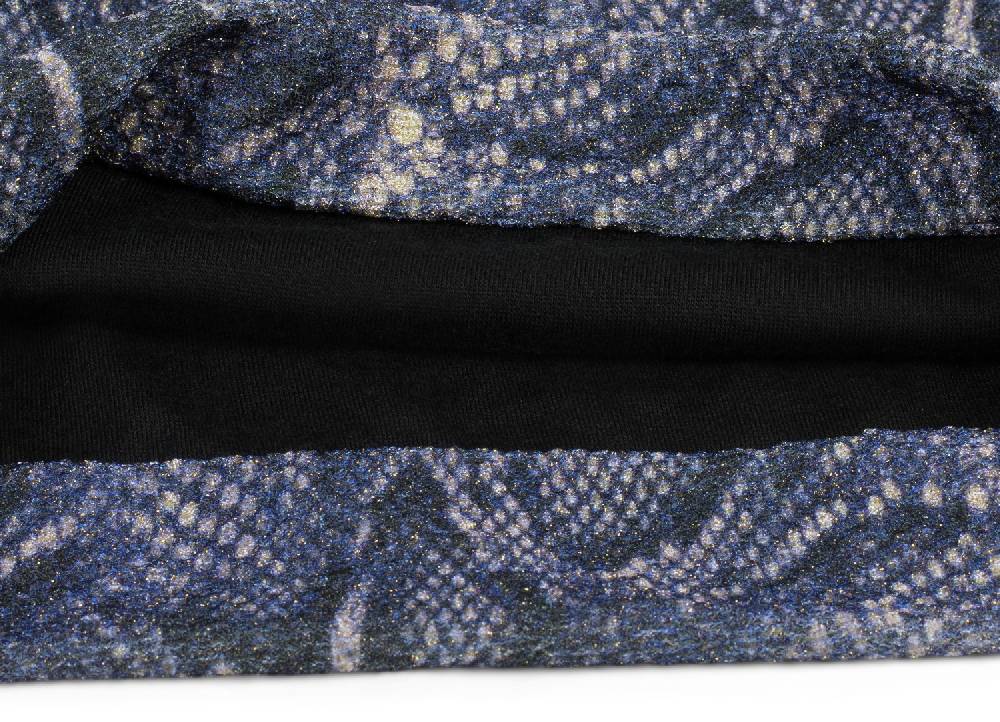 Stylebreaker Beanie Mütze Glitzer Schlangen Muster Vatertagsangebot