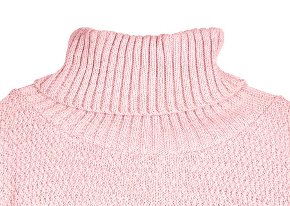 Stylebreaker Oversize Strickpullover mit Perlmuster und Rollkragen Top Angebot