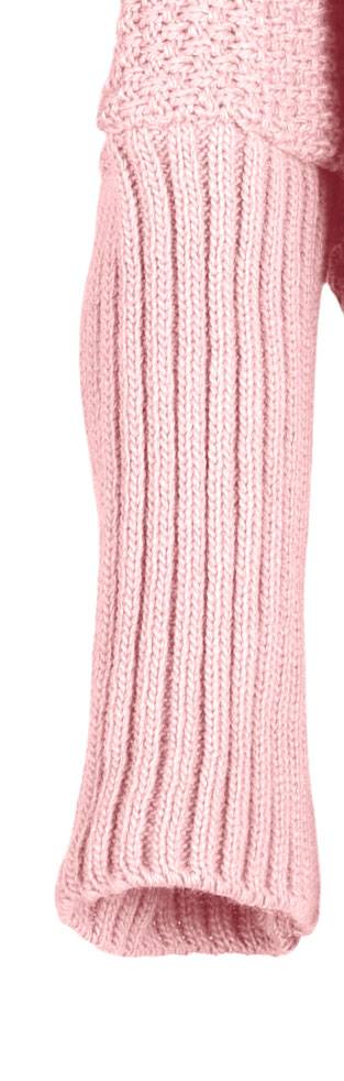 Stylebreaker Oversize Strickpullover mit Perlmuster und Rollkragen Top Angebot
