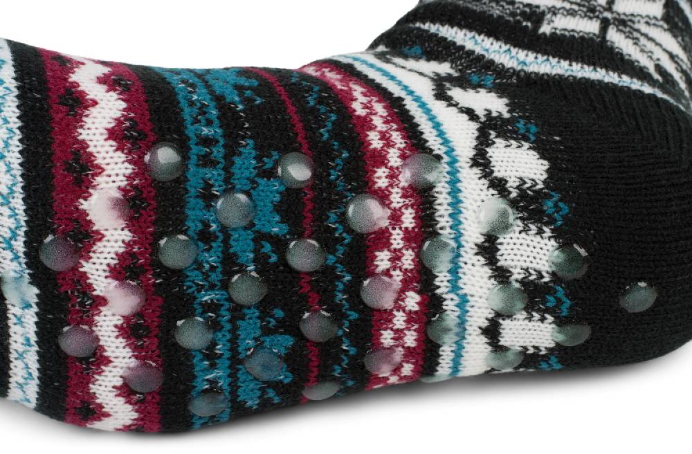 Stylebreaker ABS Kuschelsocken mit Norweger Muster Mix Neueste Mode