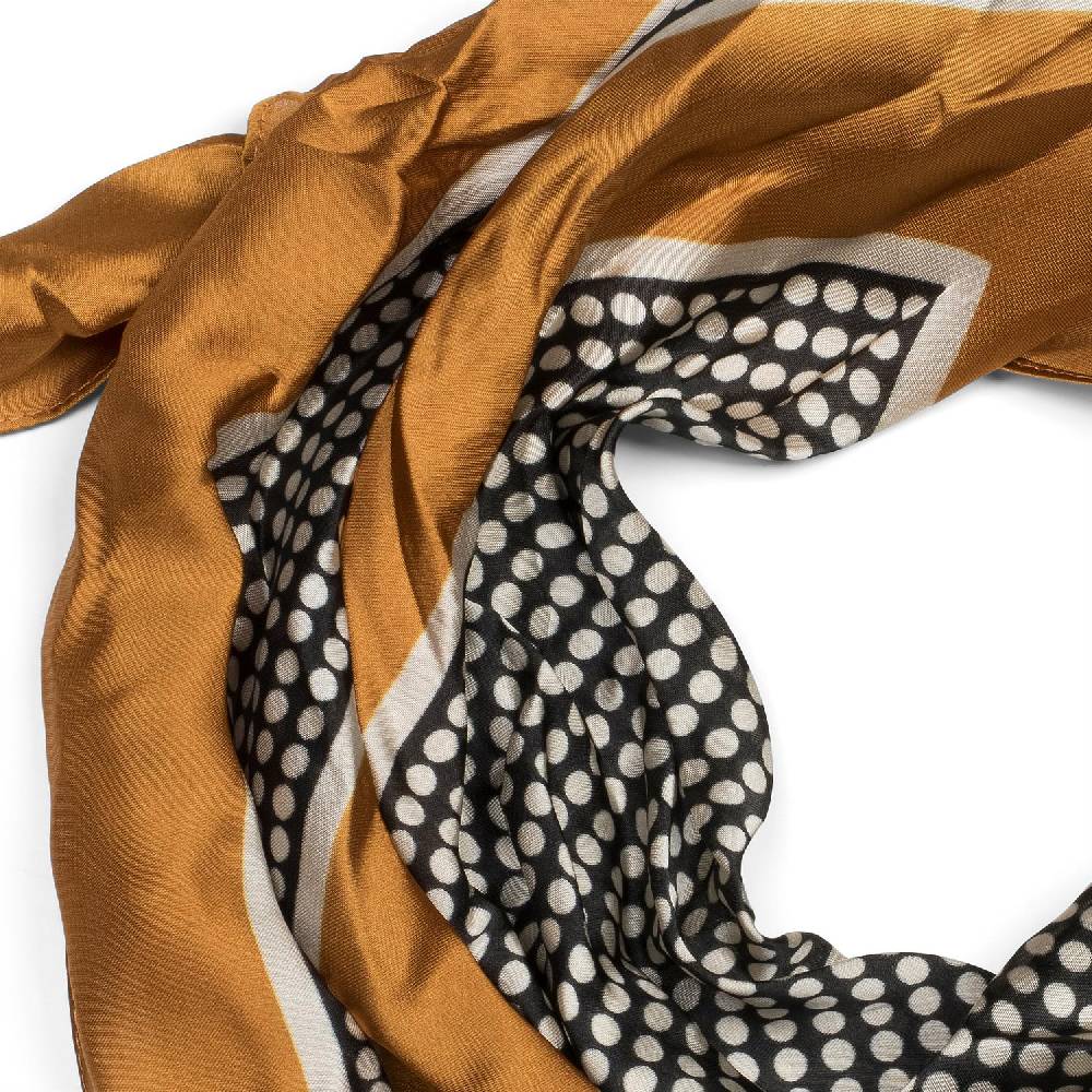 Stylebreaker Dreieckstuch mit Punkte und Farbflächen Print Wochenangebot