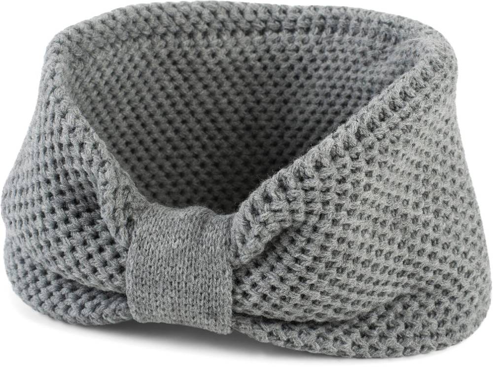 Stylebreaker Stirnband mit Knoten und Perl Strickmuster Zeitbegrenzte Promotion