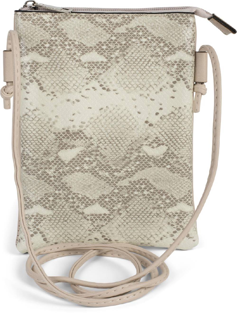 Stylebreaker Mini Umhängetasche Schlangenleder Optik