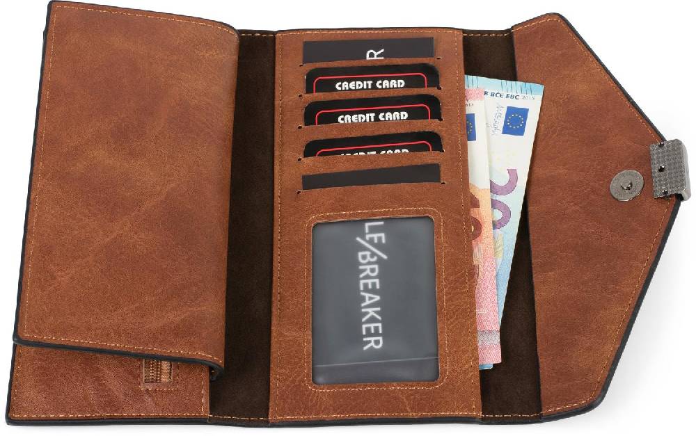 Stylebreaker Geldbörse mit V-Umschlag und Metallschnalle Bis zu 55% Rabatt