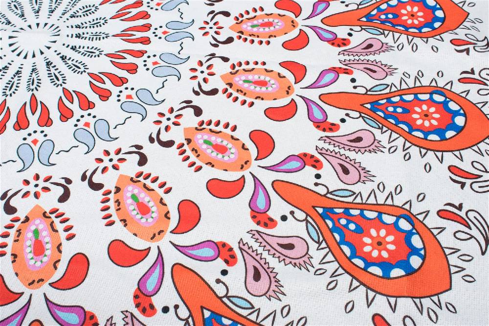 Stylebreaker Rechteckiges Strandtuch mit Paisley Ornament Muster 50% Rabatt mit kostenlosem Versand