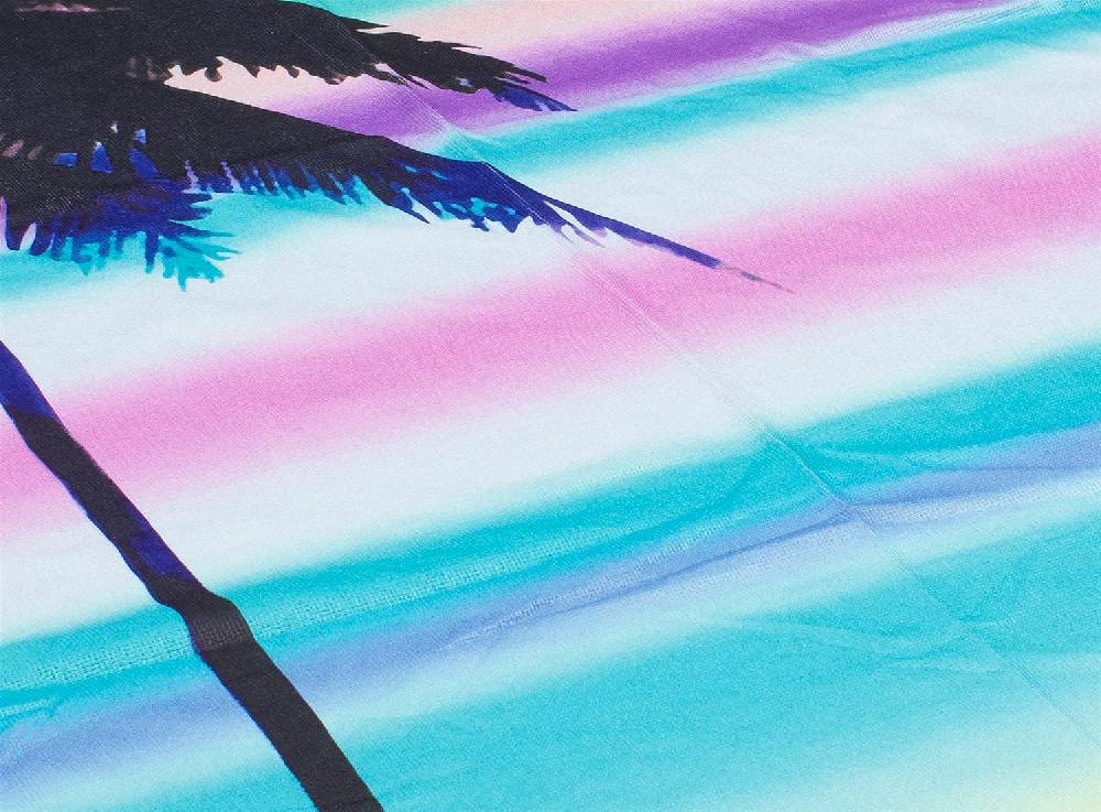 Stylebreaker Rundes Strandtuch mit Palmen und Sonnenuntergang Clearance-Verkauf