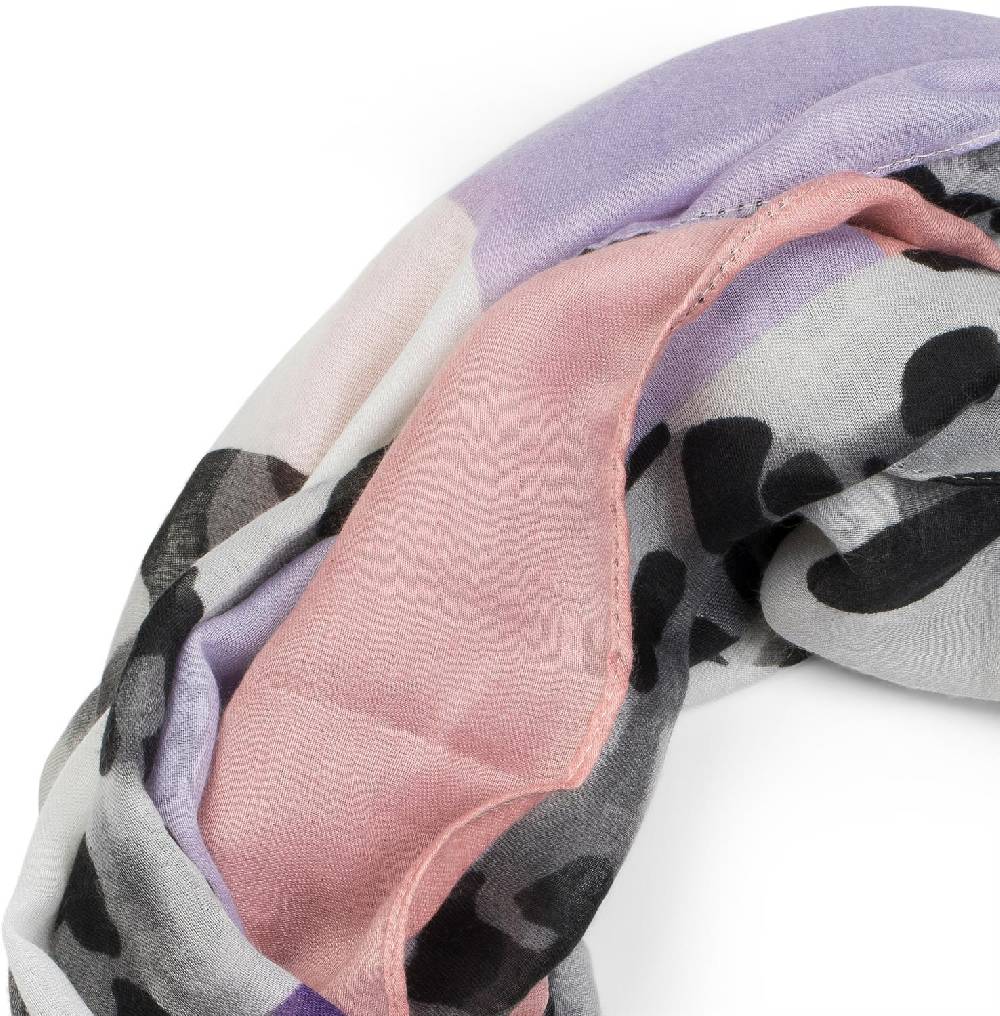 Stylebreaker Colour Blocking Loop Schal mit Leoparden Muster Begrenzt auf 3 Tage