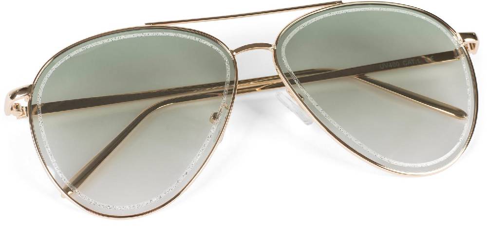 Stylebreaker Piloten Sonnenbrille mit Glitzer Highlights Black Friday Preise