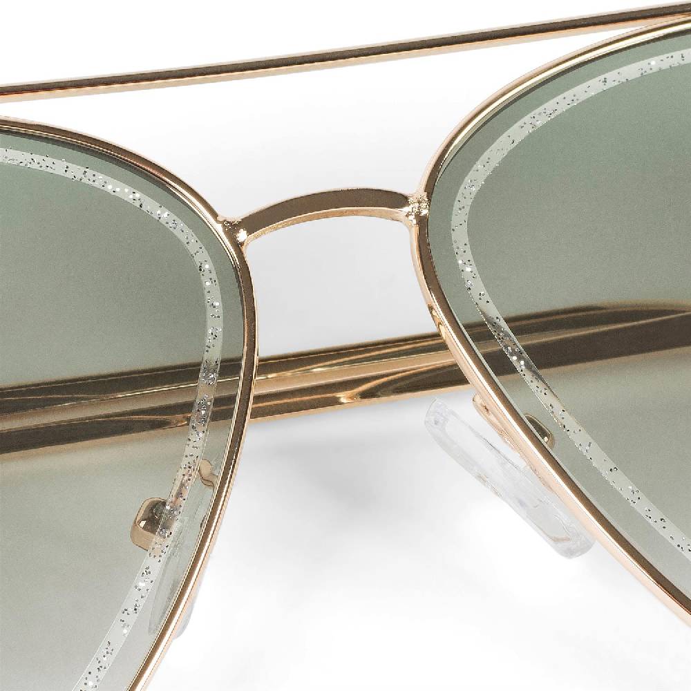 Stylebreaker Piloten Sonnenbrille mit Glitzer Highlights Black Friday Preise