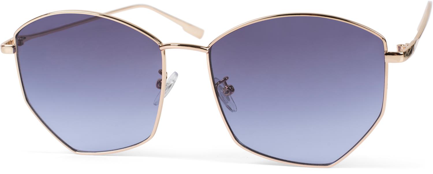 Stylebreaker Piloten Sonnenbrille mit fünfeckigen Gläsern zollfrei