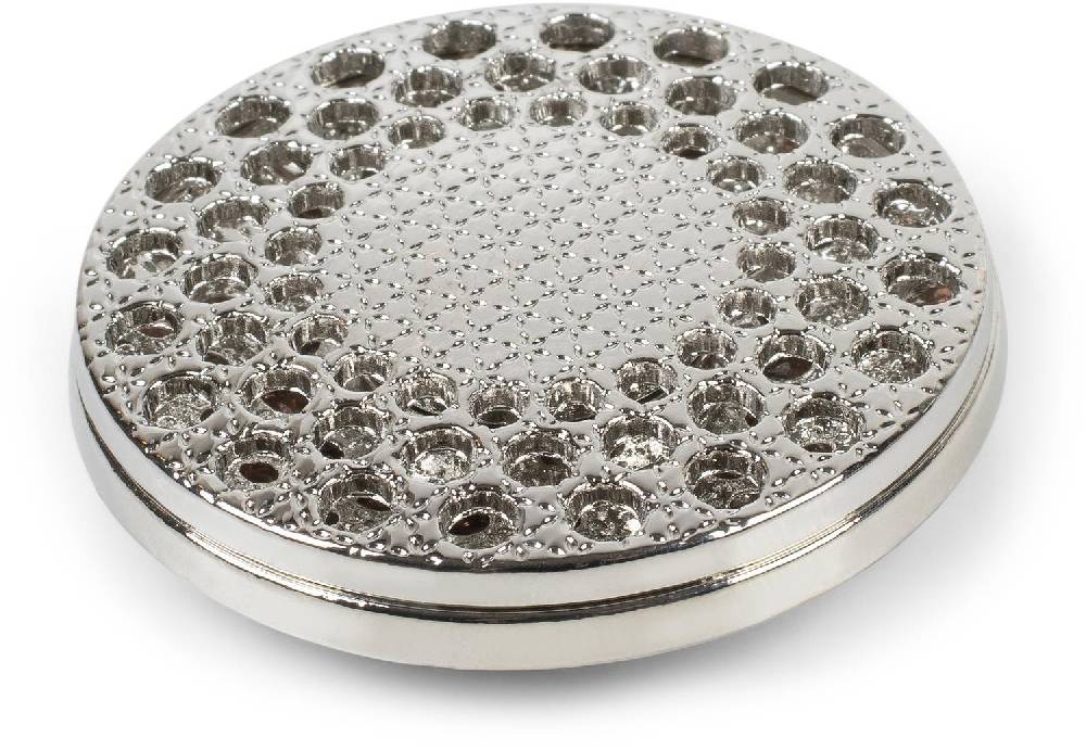 Stylebreaker Runde Magnet Brosche mit Strass Online Shopping