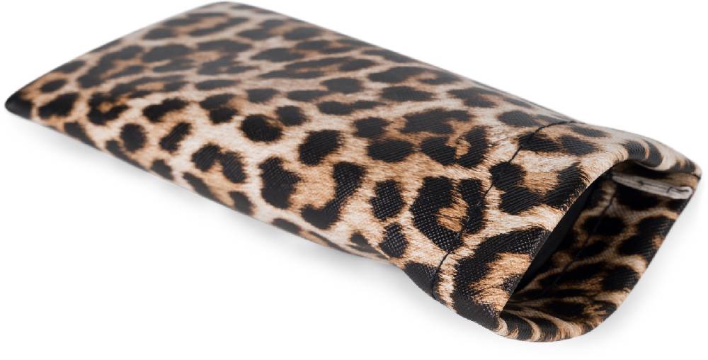 Stylebreaker Brillenetui mit Leoparden Muster und Putztuch Exklusivangebot