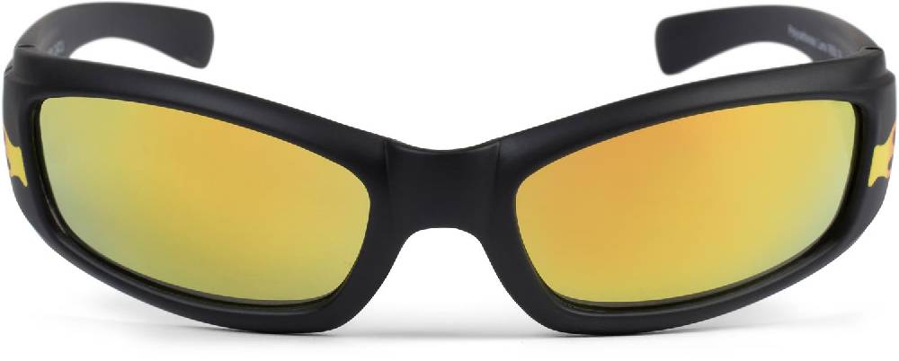 Stylebreaker Kinder Sport Sonnenbrille mit Flammen Print Weihnachtsangebot